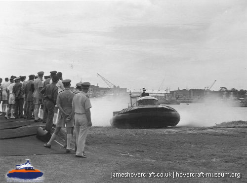 SRN5 in the Tropics -  (credit: The <a href='http://www.hovercraft-museum.org/' target='_blank'>Hovercraft Museum Trust</a>).